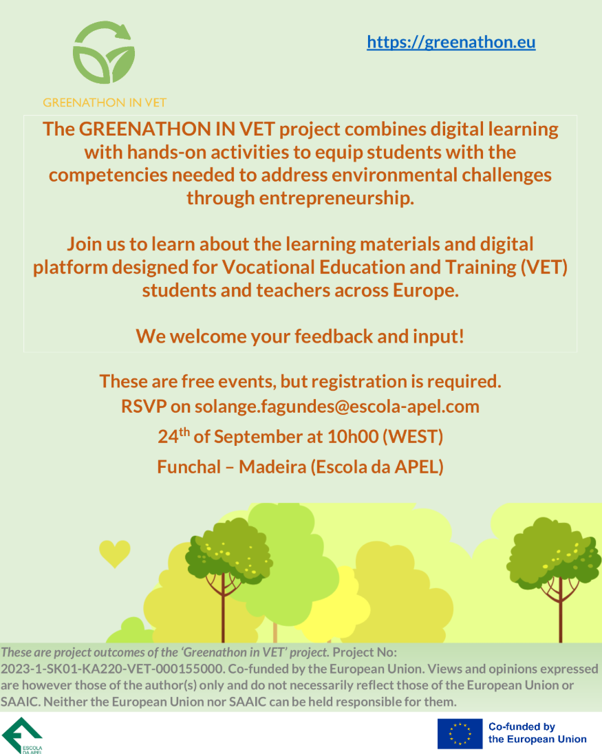 GREENATHON in VET duyurusu